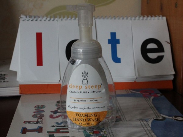 아이허브 딥스팁 핸드워시-Deep Steep, Foaming Hand Wash, Tangerine - Melon, 8 fl oz (237 ml)